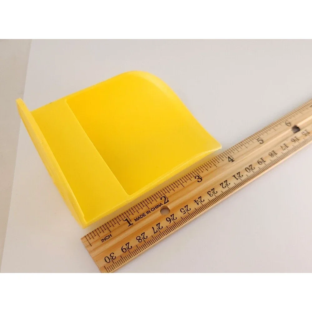 Vintage Tupperware Yellow Rocker Scoop 292-18 Canister Flour Sugar Kitchen